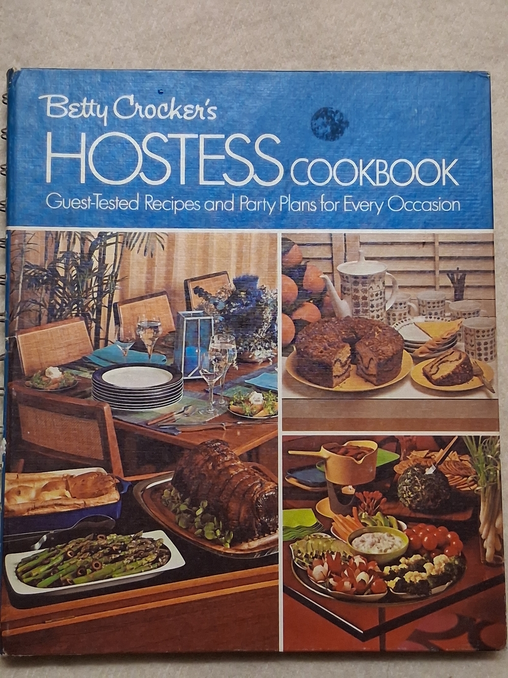 Betty Crocker Hostess Cookbook - Blue Cover